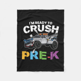 Pre Kindergarten Ready To Crush Pre Kindergarten Fleece Blanket