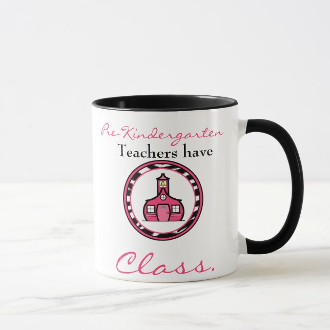 Pre Kindergarten Teacher Mug (Right)
