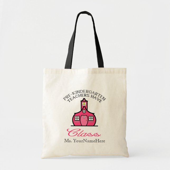 Pre Kindergarten Teachers Have Class Bag (Front)