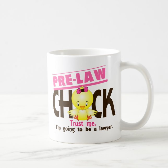 Pre-Law Chick 3 Coffee Mug (Right)