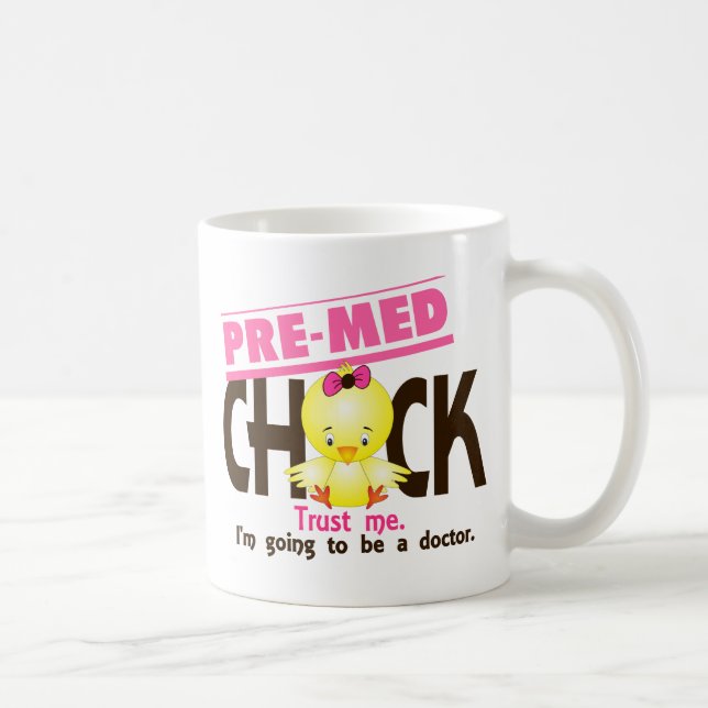 Pre-Med Chick 3 Coffee Mug (Right)