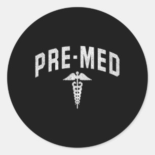 Pre-Med Student Pre Medicine Future Doctor Classic Round Sticker