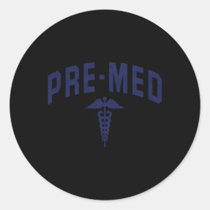 Pre-Med Student Pre Medicine Future Doctor Classic Round Sticker
