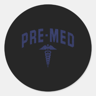 Pre-Med Student Pre Medicine Future Doctor Classic Round Sticker