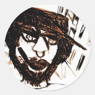 PRE MISSION THOUGHT WHITE CLASSIC ROUND STICKER