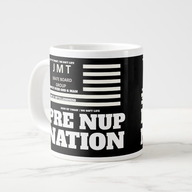 PRE NUP NATION Speciality Mug (Front Left)