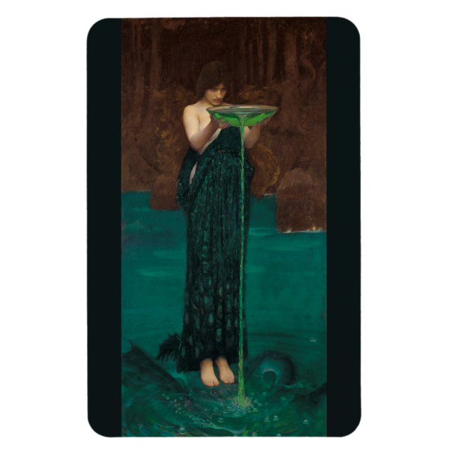 Pre-Raphaelite Painting by Waterhouse Magnet (Vertical)