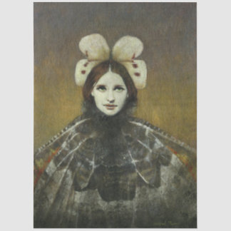 Pre-Raphaelite Style Butterfly Girl Tissue Paper