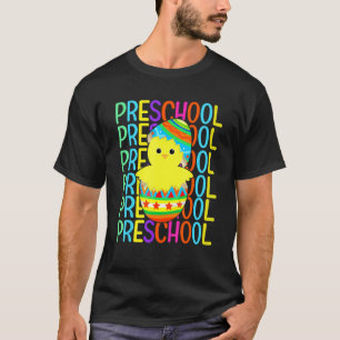 Pre School Chicken Crack The Eggs Easter Day Boy G T-Shirt