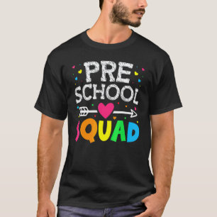 Pre School Squad Back To School Teacher Student Ap T-Shirt