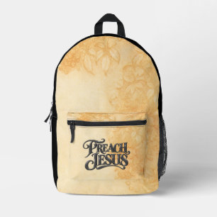 Preach Jesus Printed Backpack