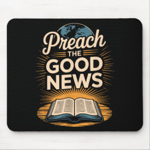 Preach The Good News Jw Jehovah’s Witnesses  Mouse Mat