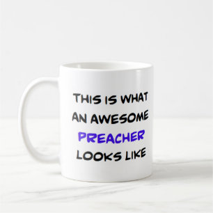 preacher, awesome coffee mug
