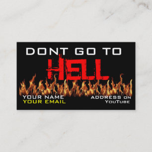 Preacher's Business Card