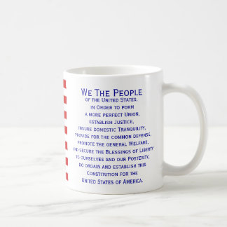 Preamble of the Constitution Flag Mug