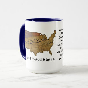 Preamble to the United States Constitution Mug