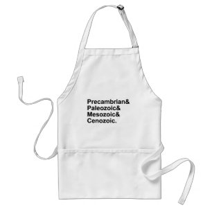 Precambrian Paleozoic Mesozoic Cenozoic Earth Eras Standard Apron