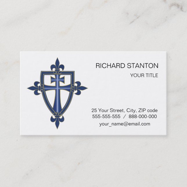 Preceptor cross business card (Front)