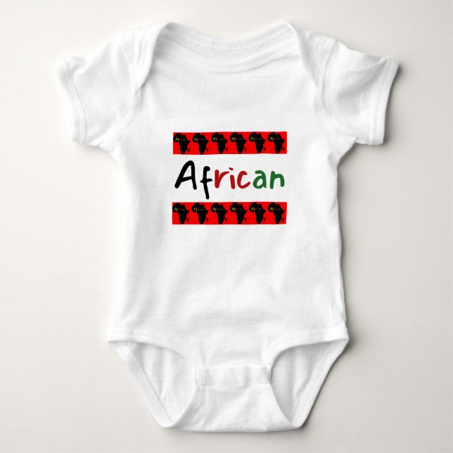Precious African Baby Bodysuit (Front)