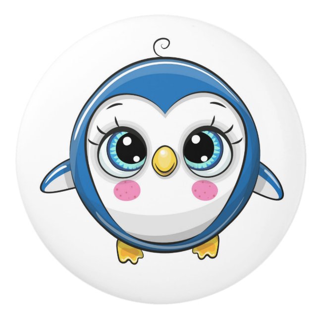 Precious Animals Theme Ceramic Knob (Front)