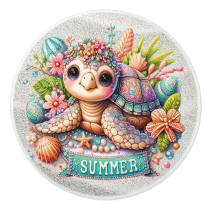 Precious Bling Baby Turtles - More on the Way -  Ceramic Knob