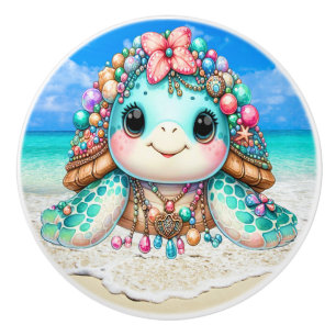 Precious Bling Baby Turtles - More on the Way -  Ceramic Knob