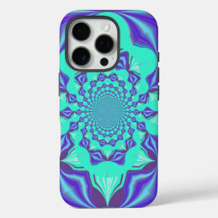 Precious blue iPhone 16 pro case