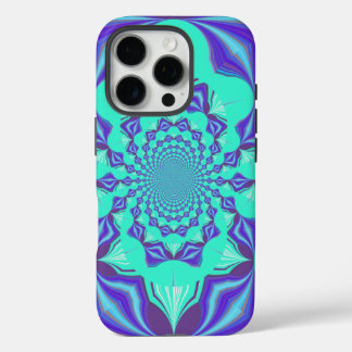 Precious blue iPhone 16 pro case
