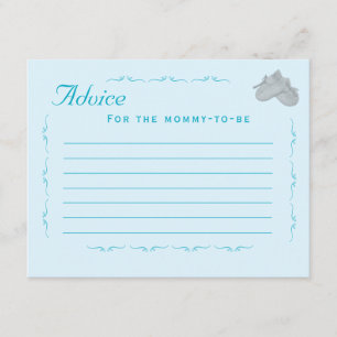 Precious Bundle Boy Baby Shower  Enclosure Card