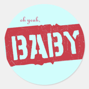 Precious Cargo Shower Classic Round Sticker