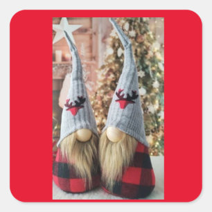 PRECIOUS **CHRISTMAS GNOME" STICKER