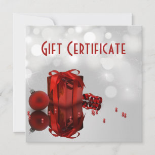 Precious Christmas Present - Gift Certificate