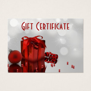 Precious Christmas Present Professional Gift Card