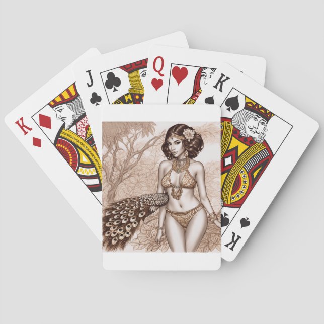 Precious Delilah  Playing Cards (Back)