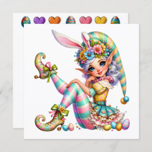Precious Easter Elf - Elf Theme Invitation