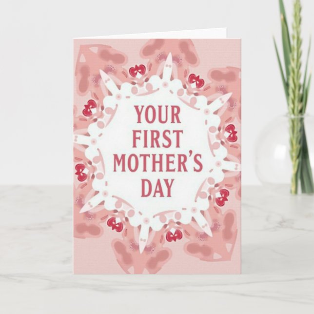 Precious First Mothers Day Card (Front)