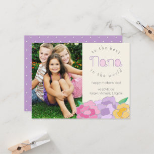 Precious Florals Happy Mother's Day Nana Card