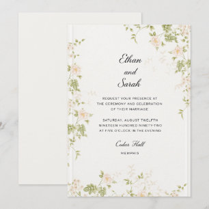 Precious Flowers   Invitation