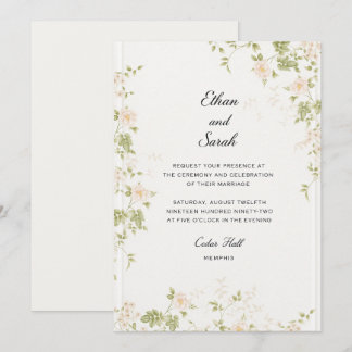 Precious Flowers   Invitation