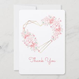 Precious Hearts Thank You Card
