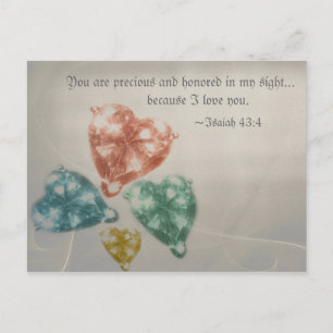 Precious Jewels Scripture Postcard