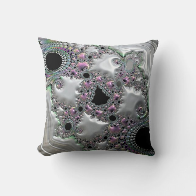 Precious Jewels Throw Pillow (Front)