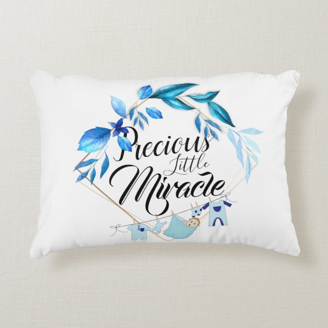Precious Little Miracle Decorative Cushion (Front)