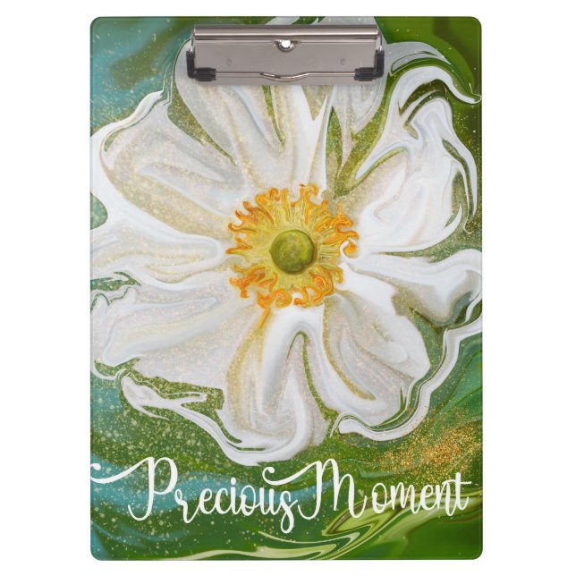 Precious moment - Anemone flower power Clipboard (Front)