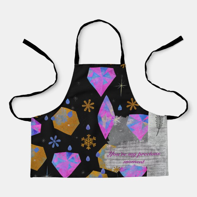 Precious Moment Diamond Shoulder Bag Apron (Front)