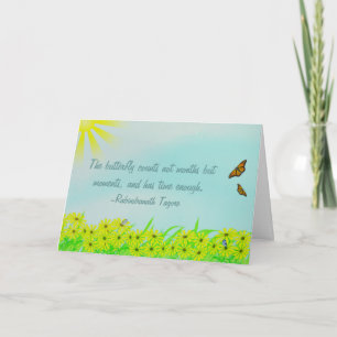 Precious Moments Butterflies Quote Card