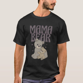 Precious Moments Mother'S Day Mama Bear Cuddling W T-Shirt