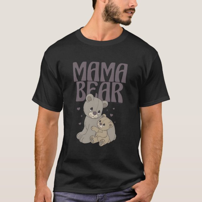 Precious Moments Mother'S Day Mama Bear Cuddling W T-Shirt (Front)