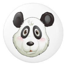 Precious Panda Ceramic Knobs