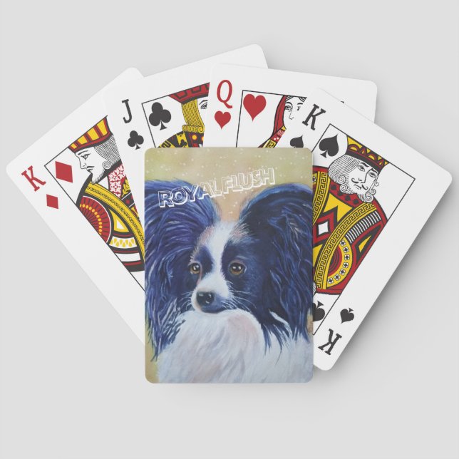 PRECIOUS PAPILLON PLAYING CARDS (Back)